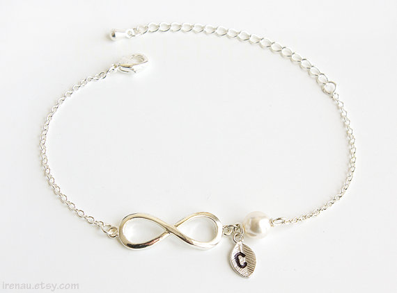 Bracelet infini etsy maman mariage