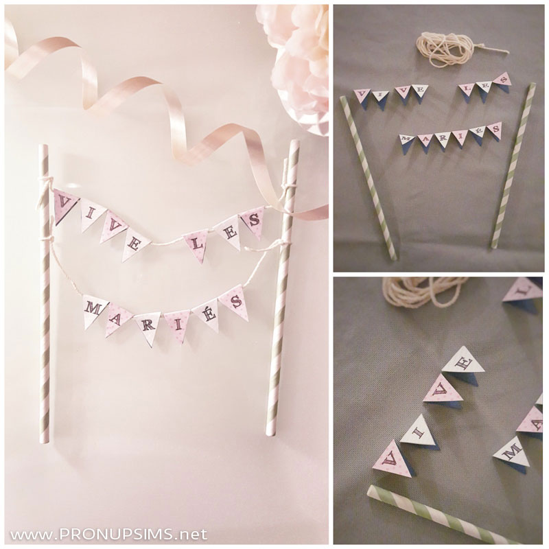 Lire la suite à propos de l’article #DIY : Le cake topper fanions pour ton gâteau de mariage