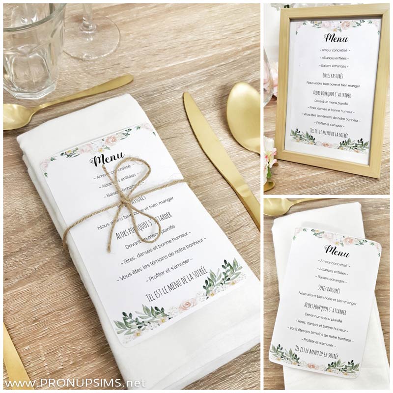 Lire la suite à propos de l’article #DIY : Le menu essentiel de ton mariage