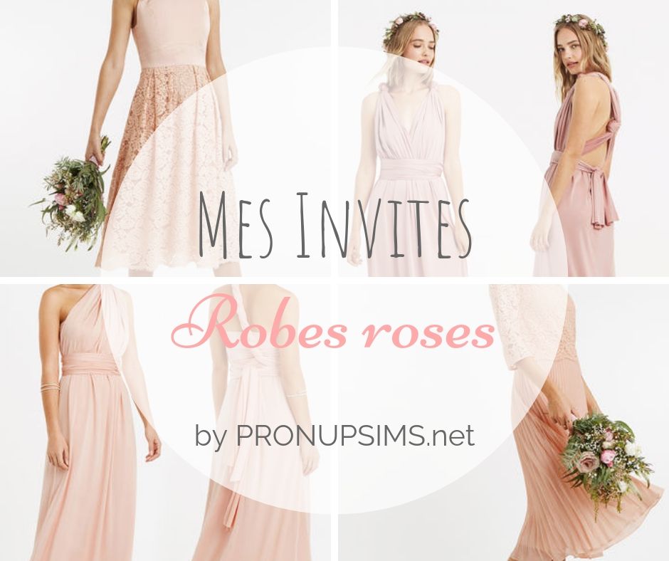 Lire la suite à propos de l’article #Mode et beauté : Sélection rose de robes de Demoiselle d’honneur