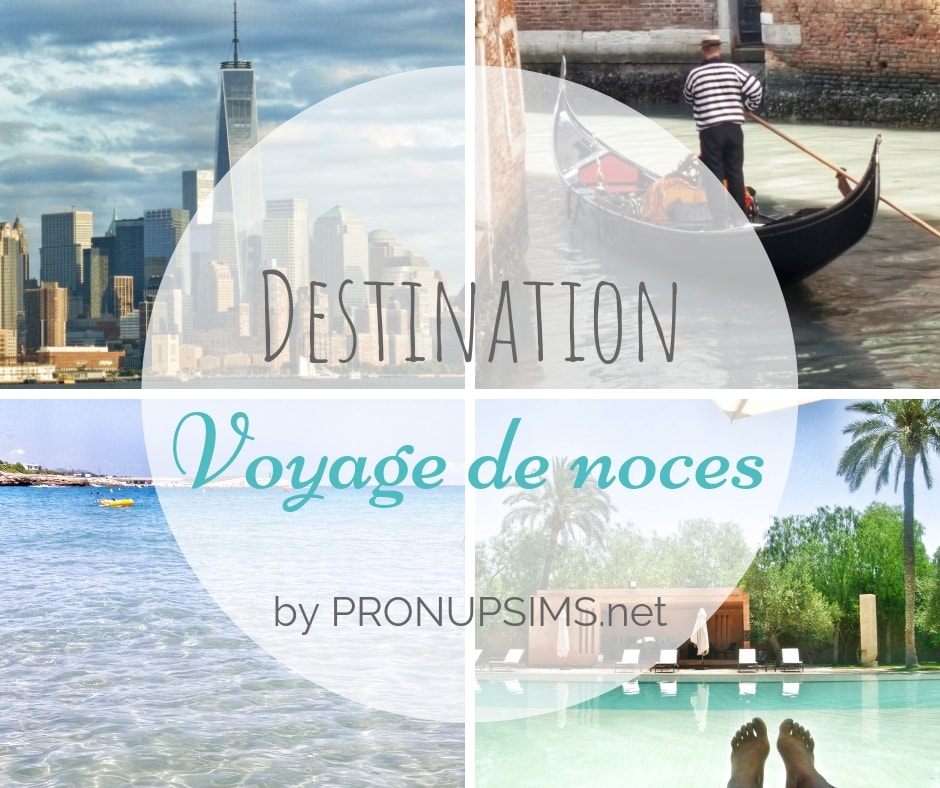 destination voyage de noces idées lune de miel classique insolite mariage