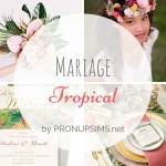#Inspiration : Mariage tropical