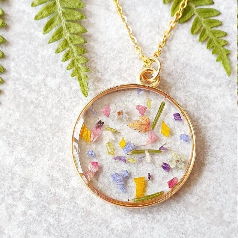mariage été summer estival collier pendentif