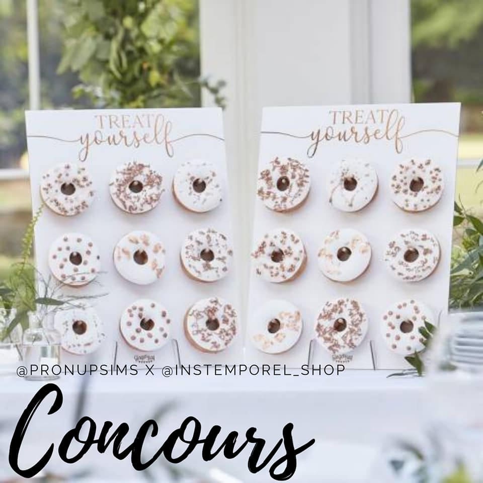 concours instemporel décoration mariage instagram pronupsims