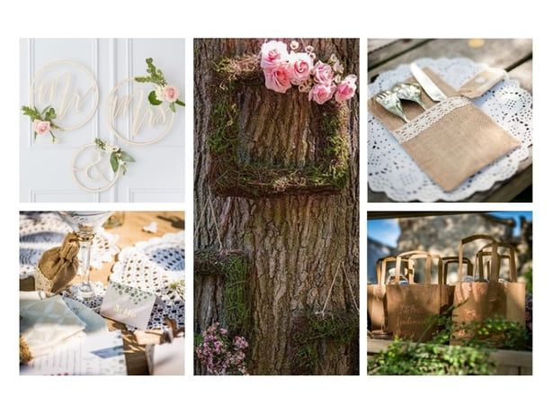 mariage champêtre décorations