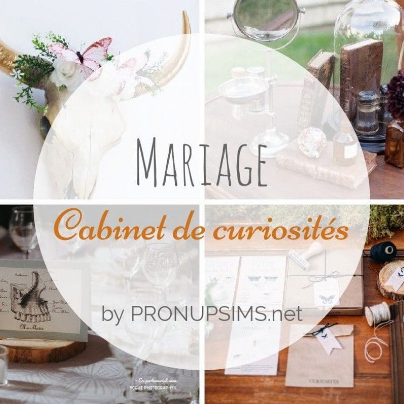 #Inspiration : Mariage Cabinet de curiosités