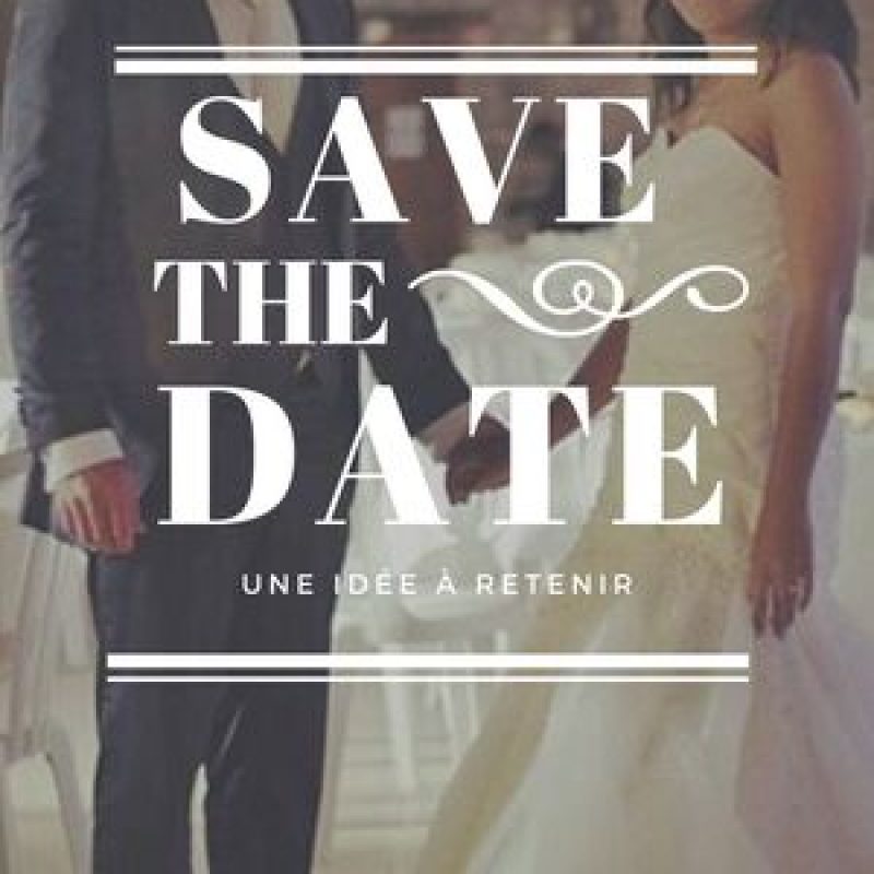 Nos save-the-date et entrée de salle à notre mariage