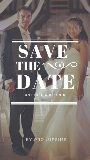 Lire la suite à propos de l’article Nos save-the-date et entrée de salle à notre mariage