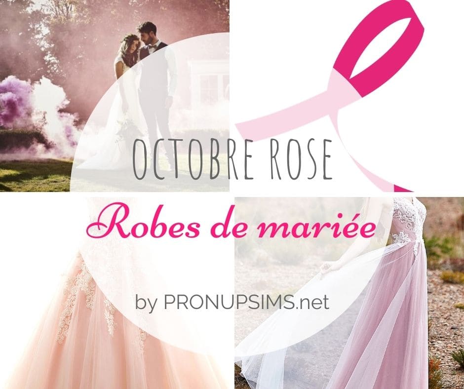 octobre rose robes de mariée pronupsims cancer du sein