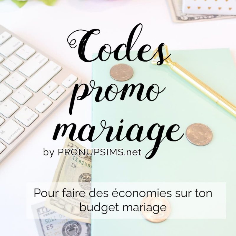 Tu cherches un code promo pour ton shopping mariage ?