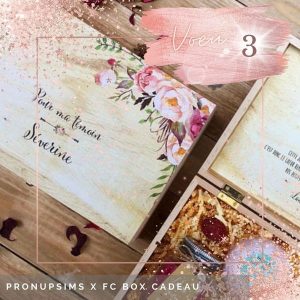 calendrier de l'avent mariage box boite cadeau demande témoin femme