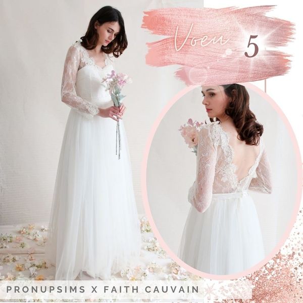 calendrier de l'avent trouver robe de mariée faith cauvain petit budget