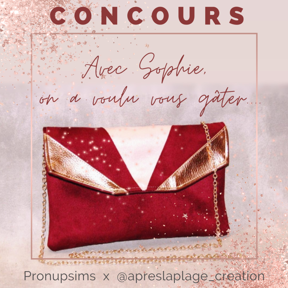 instagram concours pochette mariage creation après la plage pronupsims noël