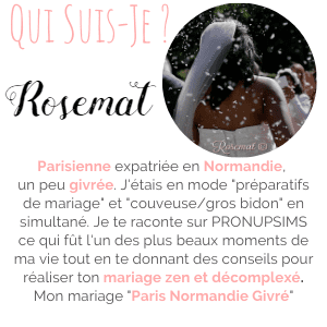 blog mariage conseils blogueuse rosemat pronupsims