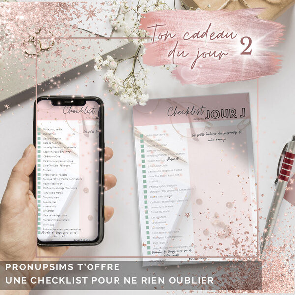 liste organisation mariage planifier checklist