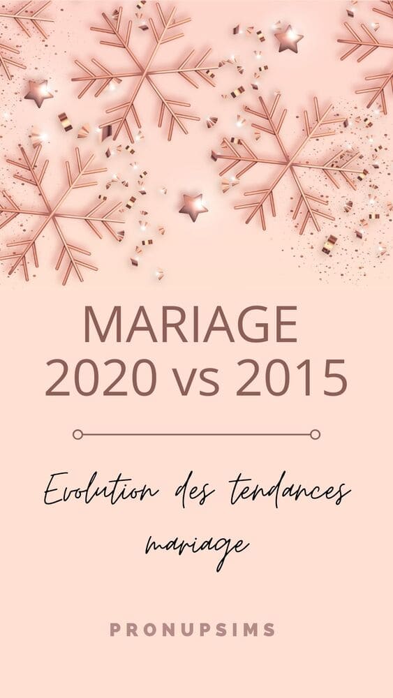 Lire la suite à propos de l’article Mariage 2020 vs 2015