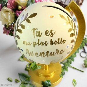 tuto diy mariage globe urne