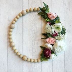 décoration diy cercle perles mariage