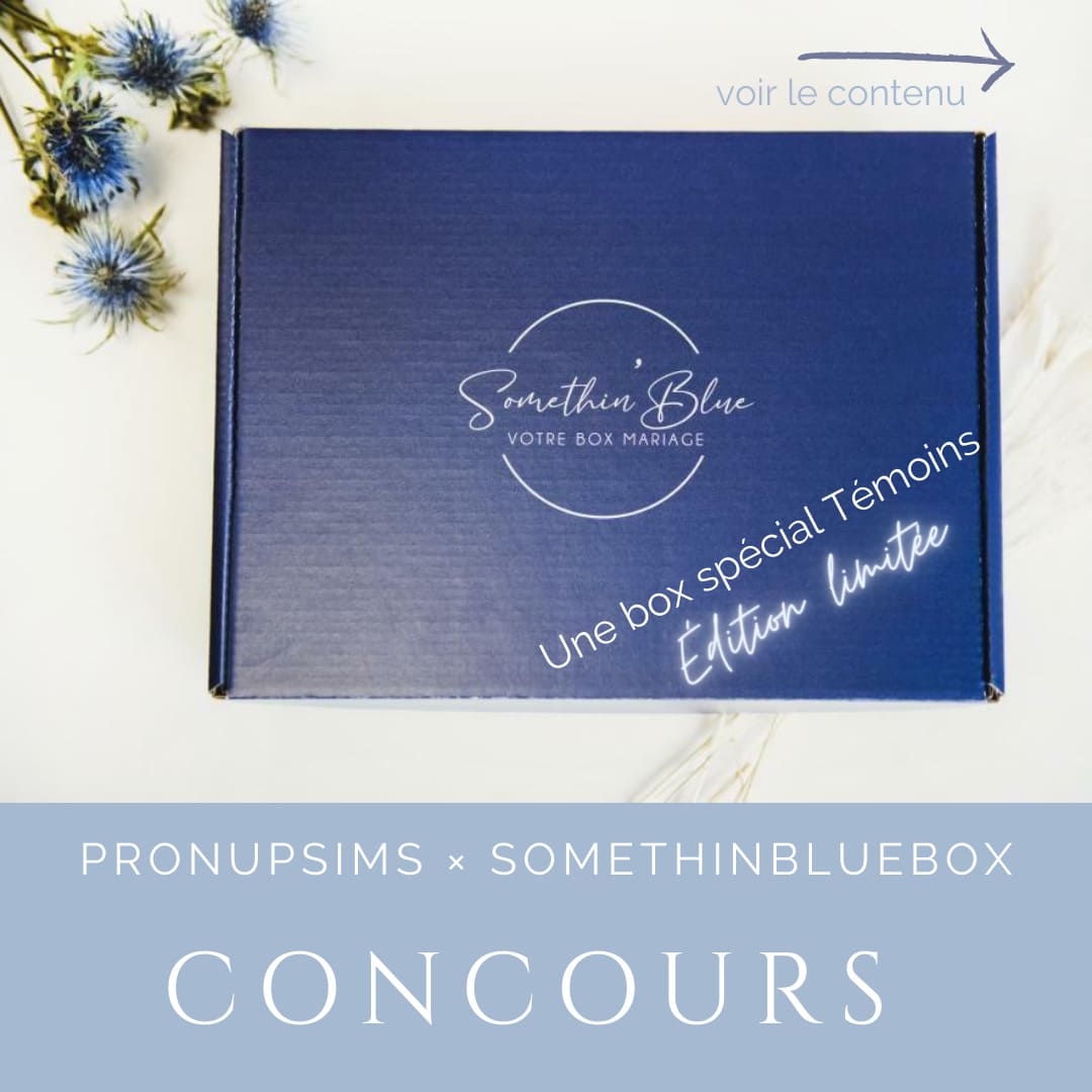 jeu concours box mariage témoin somethinbluebox