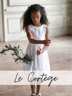 robe costume enfants d'honneur cortège blog mariage