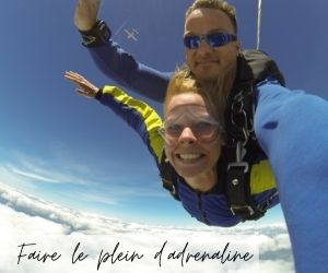 voyage de noces cap adrenaline saut parachute