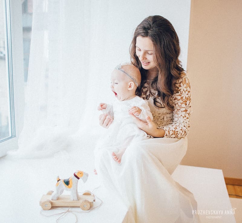 Anna Pruzhevskaya bebe enfant mariage