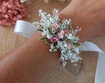 cadeaux Noël futurs mariés mariage bracelet fleurs séchées