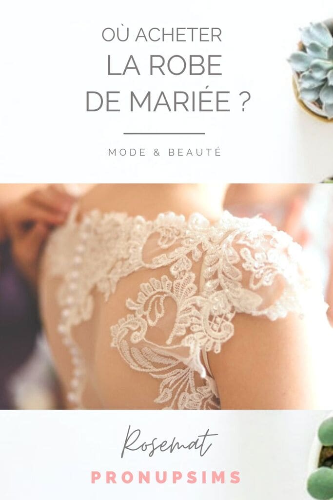 où acheter robe de mariée internet