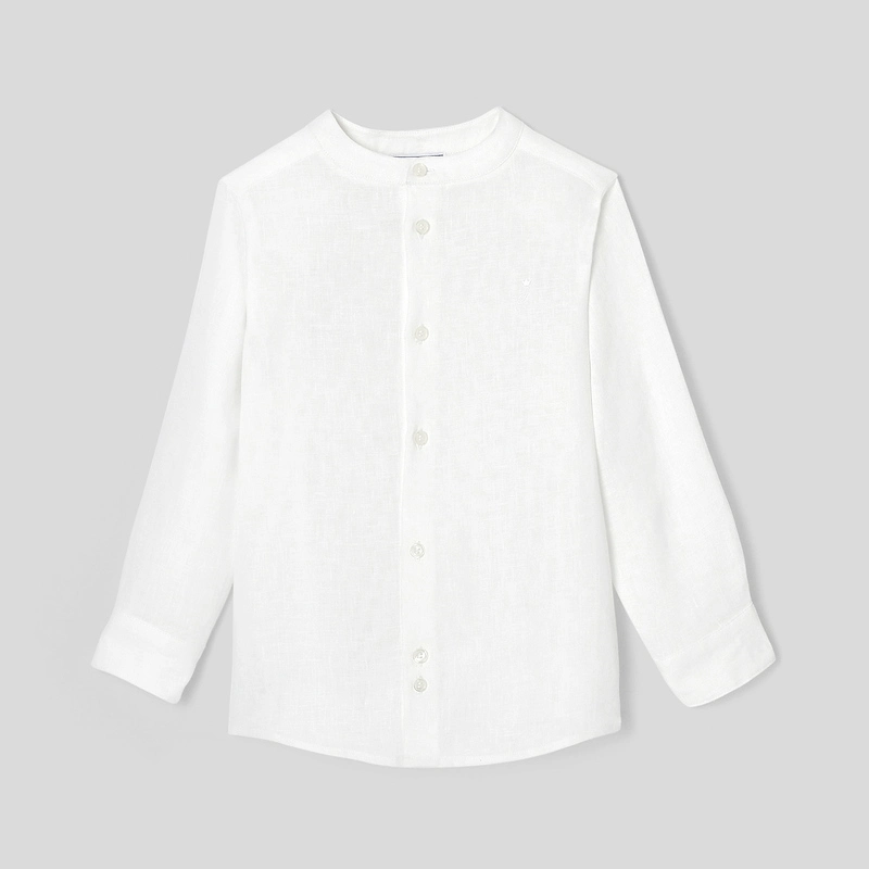 chemise mariage garcon enfant blanche