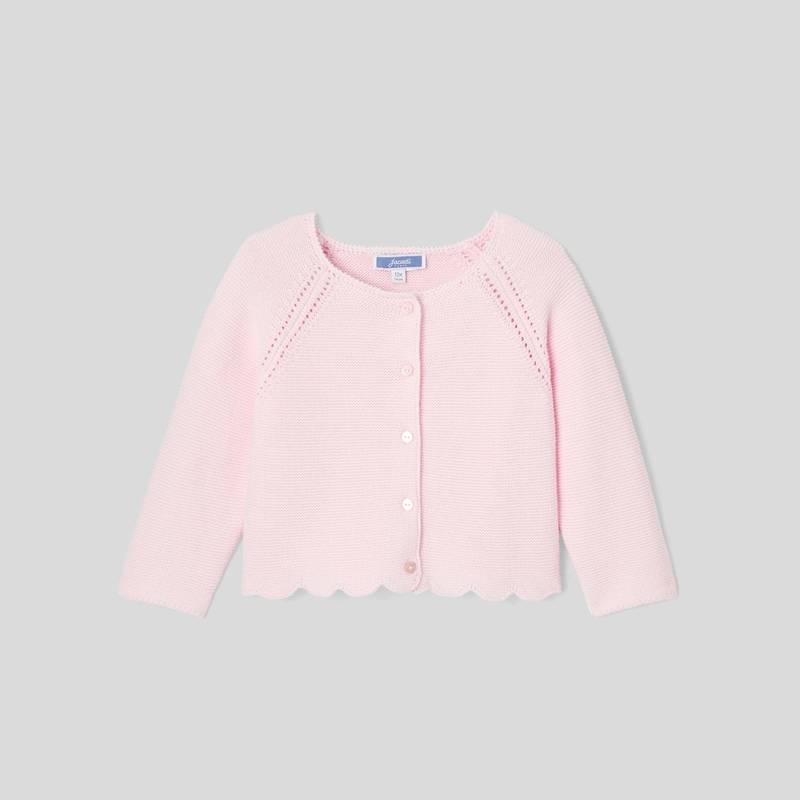 cardigan mariage fille enfant rose