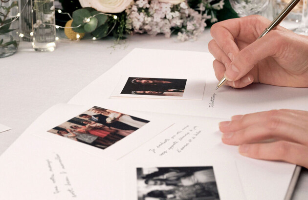 livre d'or mariage photo