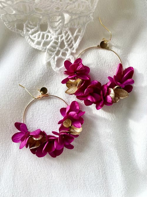 mariage rose magenta
