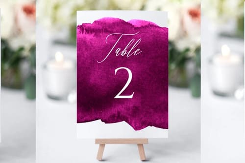 mariage rose magenta