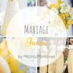 #Inspiration : Mariage en jaune