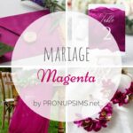 #Inspiration : Mariage rose magenta