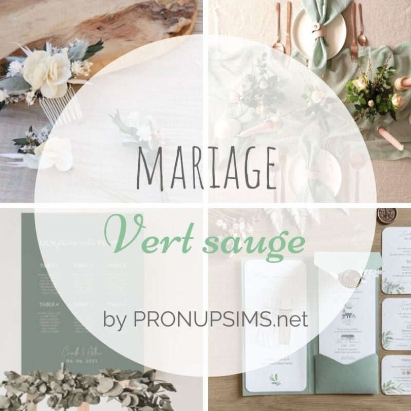 #Inspiration : Mariage vert sauge