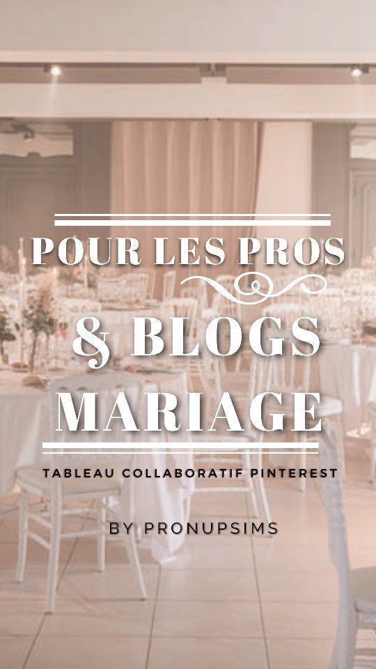Pin My Wedding : le tableau collaboratif #Pinterest pour les #blogmariage et les pros du #mariage 
LiEn en BIO

#inspirationmariage #blogueusemariage #photographemariage #photomariage #ideesmariage #mariagepinterest #pinmywedding #pinyourwedding